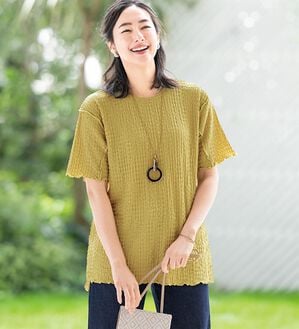 ルフラン（ルフラン）の「メロウ使いジャカードＴ（カットソー）」｜詳細画像