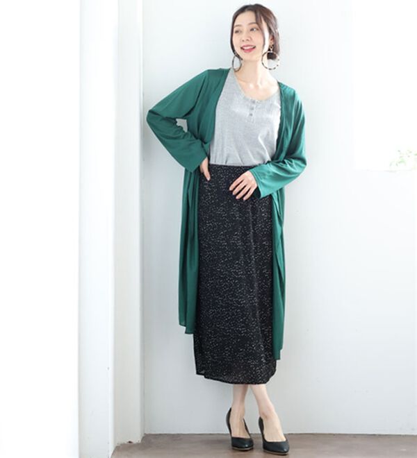 A HAPPY MARILYN（アハッピーマリリン）の「【Ｍ～８Ｌ】サイズ追加！！ＵＶカット 長袖 トッパー カーディガン（ニットカーディガン）」｜詳細画像