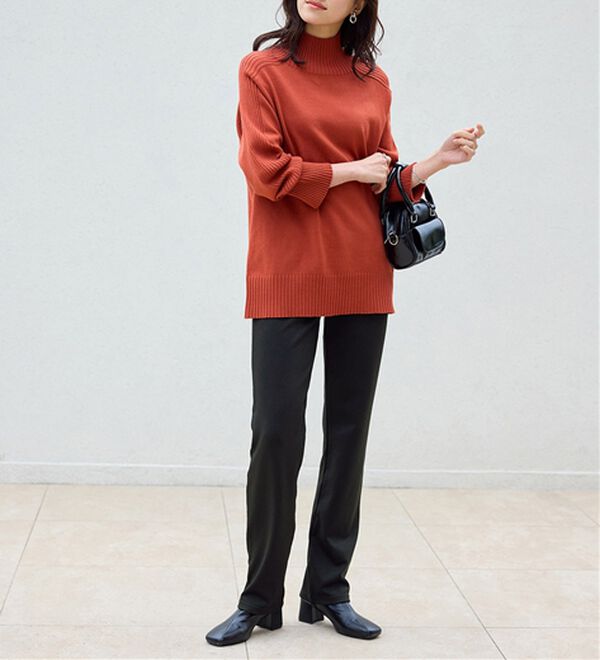 BELLUNA（ベルーナ）の「【裏起毛有無】ジャストフィットらくらくパンツ（フルレングスパンツ）」｜詳細画像