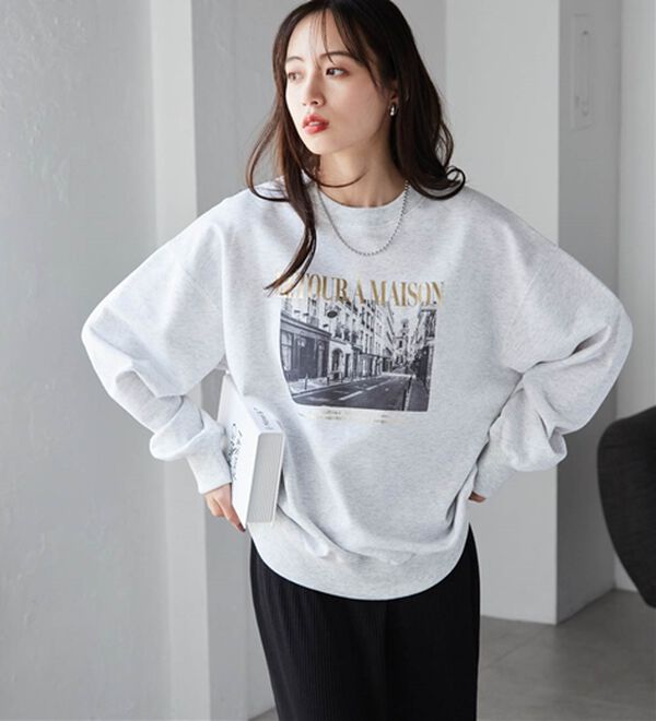 RANAN（ラナン）の「フォトプリントスウェット（トレーナー・スウェット）」｜詳細画像