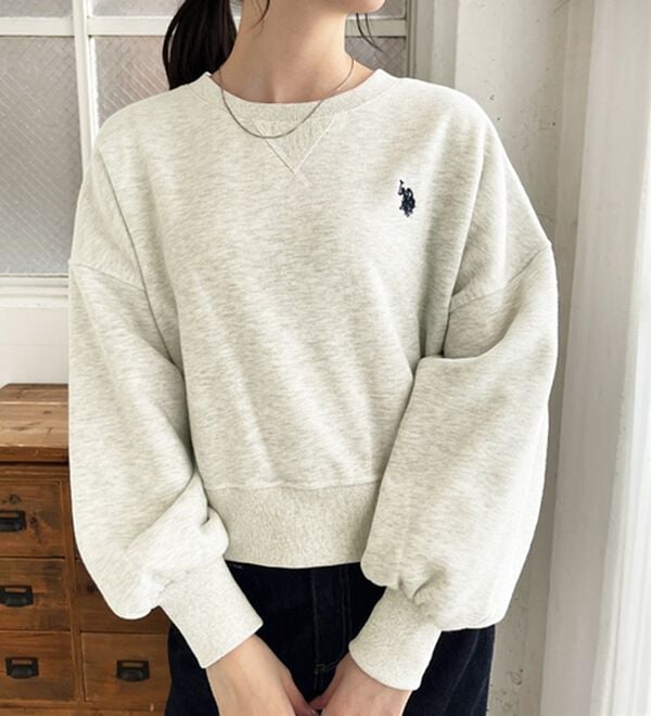 GeeRA（ジーラ）の「【Ｕ．Ｓ．ＰＯＬＯ　ＡＳＳＮ】ショートスウェット（トレーナー・スウェット）」｜詳細画像