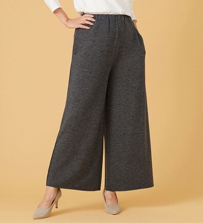 BELLUNA（ベルーナ）の「ウエスト楽々！キレイ見えワイドパンツ（ワイドパンツ・ガウチョ）」