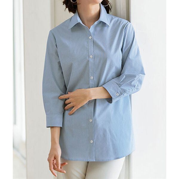 BELLUNA（ベルーナ）の「洗える！ストレッチイージケアシャツ（シャツ）」｜詳細画像