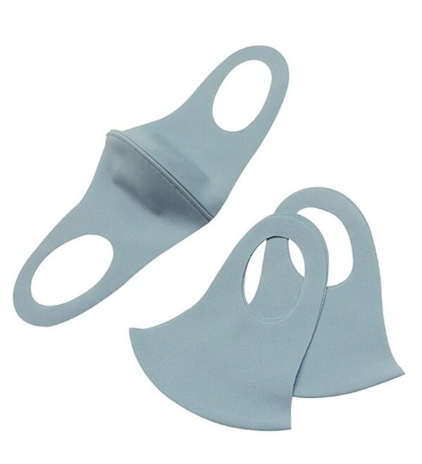 「日本製 冷感抗ウイルスＵＶ洗えるマスク（3枚組・15枚組・30枚組・45枚組）（衛生用品・マスク）」｜ブルー