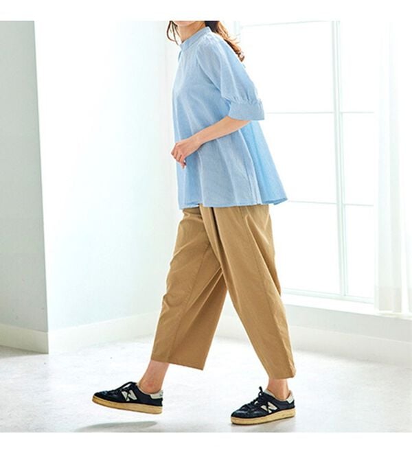 BELLUNA（ベルーナ）の「綿１００％サラポコバックリボンブラウス（ブラウス）」｜詳細画像