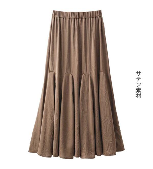 GeeRA（ジーラ）の「切替フレアーロングスカート（ロングスカート）」｜詳細画像