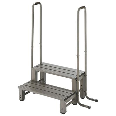 「アルミデッキ踏み台（エクステリア・屋外器具）」