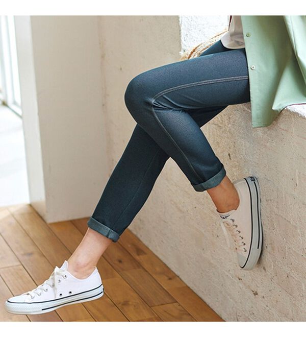 BELLUNA（ベルーナ）の「デニム調レギンス（スパッツ・レギンス）」｜詳細画像