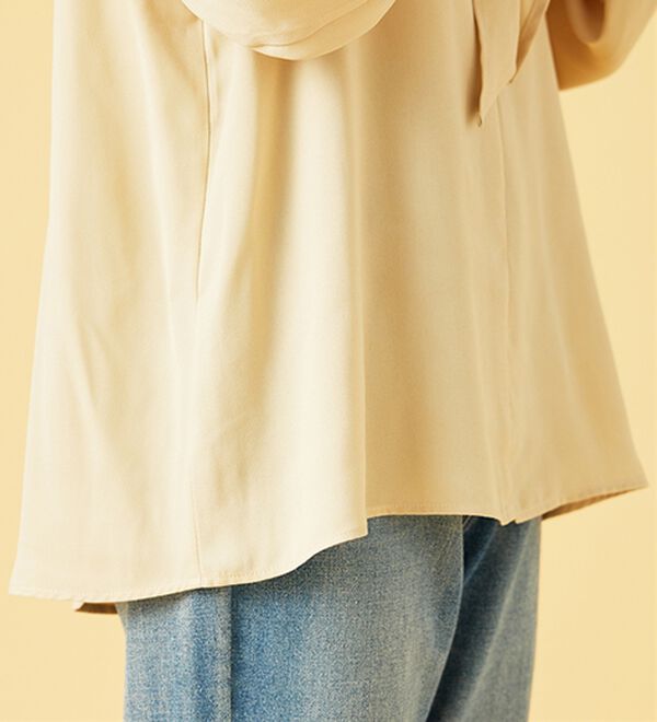 BELLUNA（ベルーナ）の「フリル衿ボウタイデザインブラウス（ブラウス）」｜詳細画像