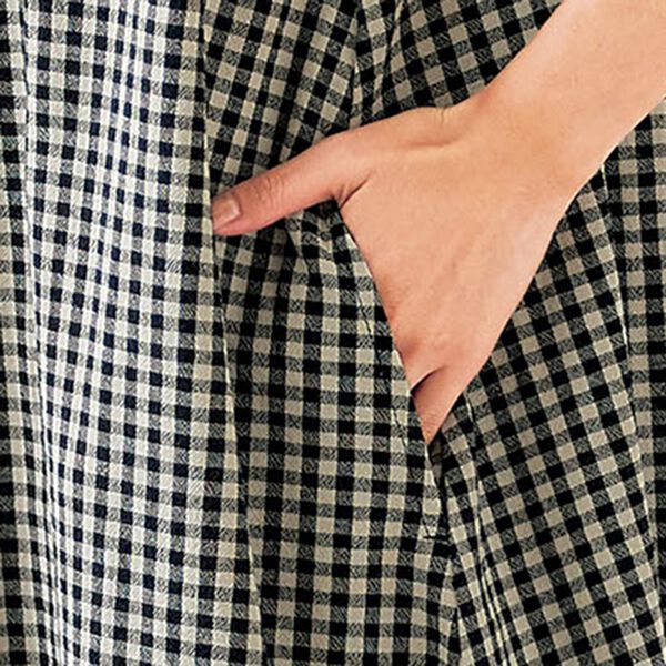 BELLUNA（ベルーナ）の「綿１００％ポケット付コクーンワンピース（その他ワンピース）」｜詳細画像