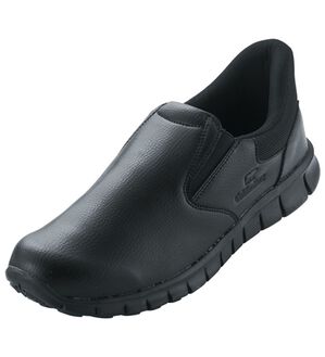 「＜ゴールデンベア＞かがまずラクチン！スポッとウォーキング（メンズスニーカー）」｜スリッポンブラック