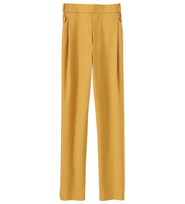 BELLUNA（ベルーナ）の「綿麻混ゆったりパンツ（フルレングスパンツ）」｜詳細画像