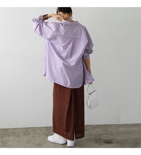 GeeRA（ジーラ）の「アソート柄オーバーサイズシャツ（シャツ）」｜詳細画像