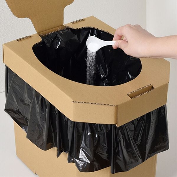 「非常用トイレの凝固剤　１００回分（防災グッズ・防犯グッズ）」｜詳細画像