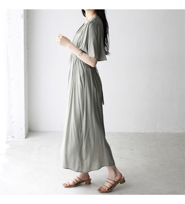 GeeRA（ジーラ）の「バックオープンロングワンピース（ロングワンピース）」｜詳細画像