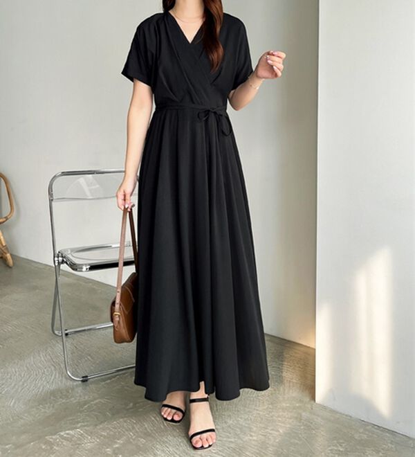 GeeRA（ジーラ）の「カシュクールフレアーワンピース（その他ワンピース）」｜詳細画像