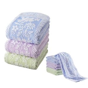 「今治産ロング＆ボリュームジャカード織タオルケット（肌掛布団・タオルケット）」｜シングル3色組