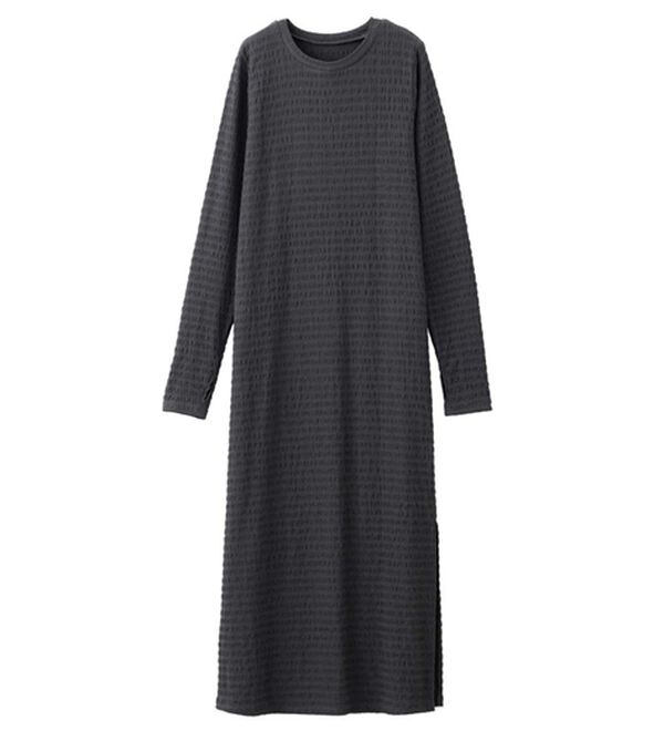 GeeRA（ジーラ）の「全骨格対応！選べるネックジャガードワンピ―ス（カットソーワンピース）」｜詳細画像