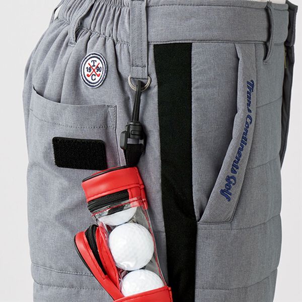 「≪ＴＶ限定★≫＜トランスコンチネンツゴルフ＞ラウンドに便利な中綿ゴルフパンツ（メンズフルレングスパンツ）」｜詳細画像