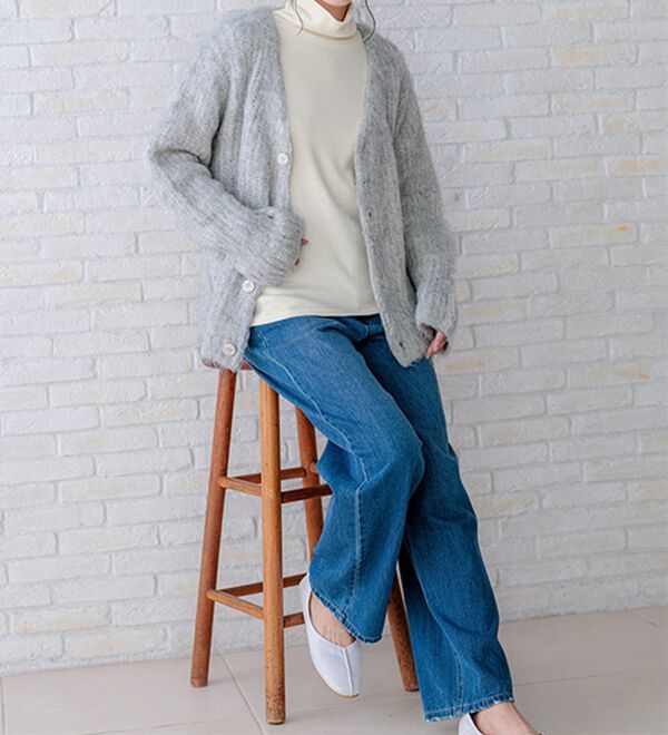 LAVIENNE（ラヴィエンヌ）の「超・暖　吸湿発熱　素肌よろこぶ綿１００％あったかインナー　タートルネックインナー（肌着・インナーウェア）」｜詳細画像