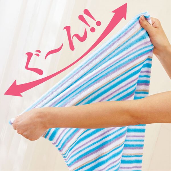 「のびーるタオル素材の枕カバー３色組（枕カバー）」｜詳細画像