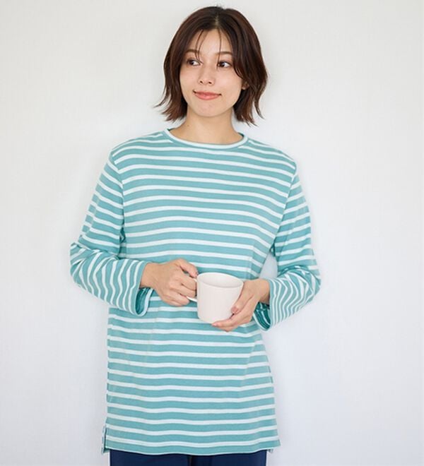 LAVIENNE（ラヴィエンヌ）の「【とろける肌心地】綿１００％あったかスムースパジャマ（パジャマ・ルームウェア）」｜詳細画像