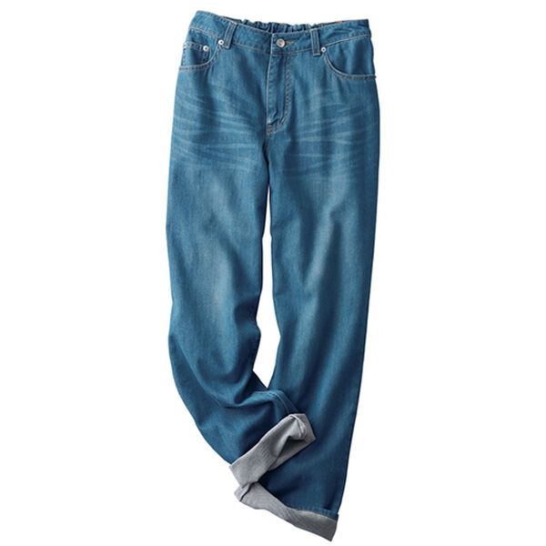 BELLUNA（ベルーナ）の「＜ｍｏｚ＞デニムストレートパンツ（フルレングスパンツ）」｜詳細画像