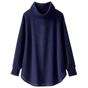 BELLUNA（ベルーナ）の「コーデュロイ見えチュニック（チュニック）」｜ネイビー