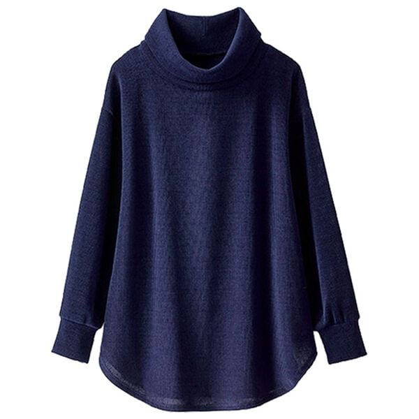 BELLUNA（ベルーナ）の「コーデュロイ見えチュニック（チュニック）」｜ネイビー