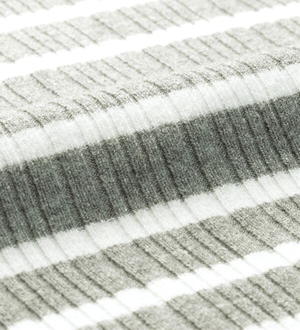 BELLUNA（ベルーナ）の「衿＆袖配色リブニットプルオーバー（ニット・セーター）」｜詳細画像