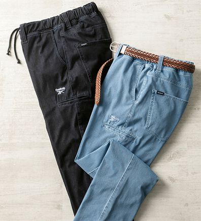 「＜リーボック＞軽快ランデニム（メンズデニムパンツ）」