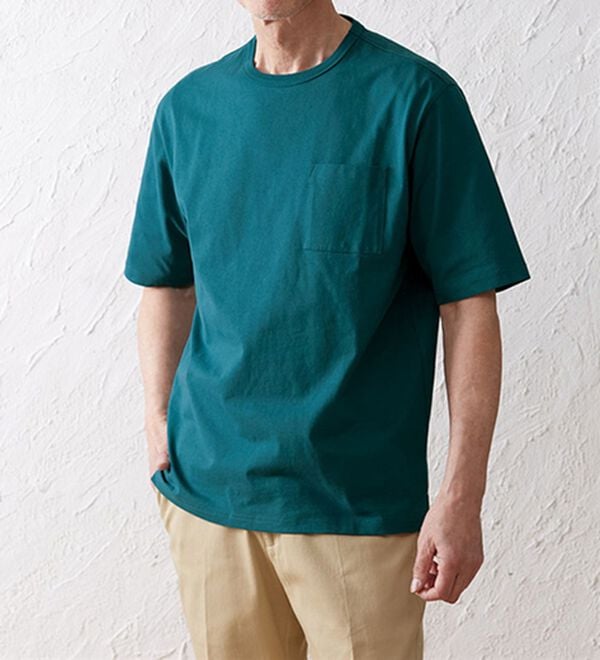 「綿１００％ベーシックＴシャツ（メンズＴシャツ）」｜詳細画像