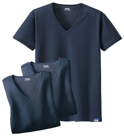 「【３枚組】＜フィラ＞肌側綿１００％風通すインナー（メンズ肌着・インナーウェア）」