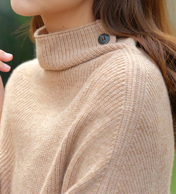 BELLUNA（ベルーナ）の「オンワード樫山＜ＭＡＩＳＯＮ　Ｄ&rsquo;ＡＺＵＲ＞ウール混２ＷＡＹポンチョ（ハーフコート）」｜詳細画像