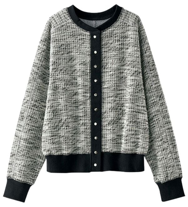 BELLUNA（ベルーナ）の「ツイード見えカーディガン（その他カーディガン）」｜詳細画像