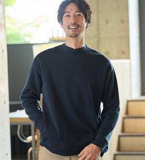REMEN'S（リメンズ）の「【裏起毛】スタンドネックトレーナー（メンズトレーナー）」｜詳細画像