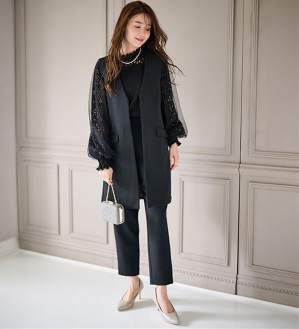 RANAN（ラナン）の「＜２点セット＞ロングジレセットアップ（その他スーツ）」｜詳細画像