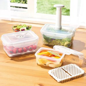 「真空保存容器６点セット（その他キッチン用品）」｜1