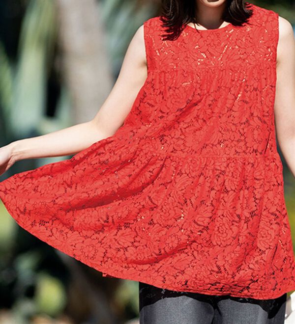 RANAN（ラナン）の「レースティアードチュニック（チュニック）」｜詳細画像