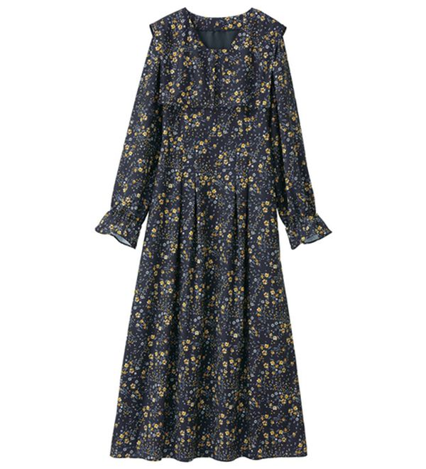 RANAN（ラナン）の「衿ディテールロングワンピース（ロングワンピース）」｜詳細画像