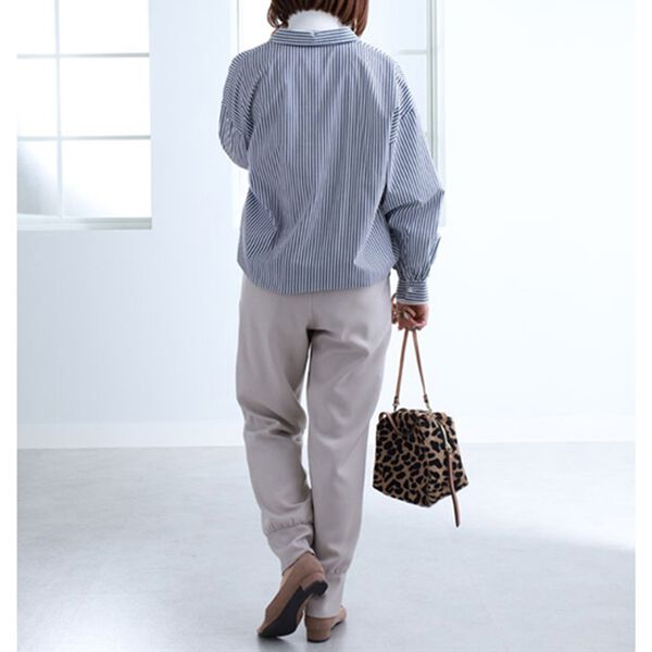 BELLUNA（ベルーナ）の「ツイル素材パンツ（フルレングスパンツ）」｜詳細画像