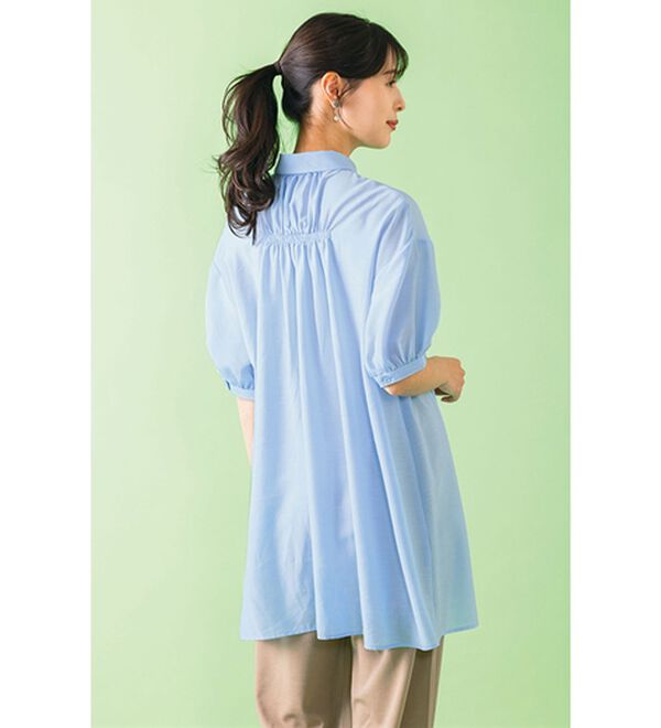 ルフラン（ルフラン）の「【ａ・Ａ・Ｐ】楊柳素材の涼やかブラウス（ブラウス）」｜詳細画像