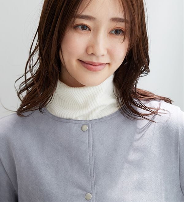 BELLUNA（ベルーナ）の「フェイクスエード切替デザインジャケット（その他ジャケット）」｜詳細画像