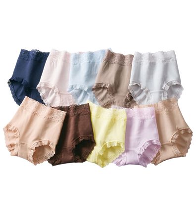 LAVIENNE（ラヴィエンヌ）の「【１０色組】ミセスの快適デイリーショーツ（ショーツ）」