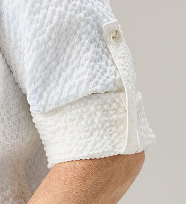 「＜コムルヴァン・オム＞麻入り爽快スタイリッシュブルゾン（メンズブルゾン）」｜詳細画像