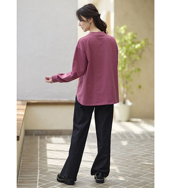 BELLUNA（ベルーナ）の「【２枚セット】大人カジュアルプルオーバー（カットソー）」｜詳細画像