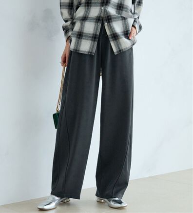 BELLUNA（ベルーナ）の「シュッと体型カバー　ジャストフィットバレルパンツ（フルレングスパンツ）」