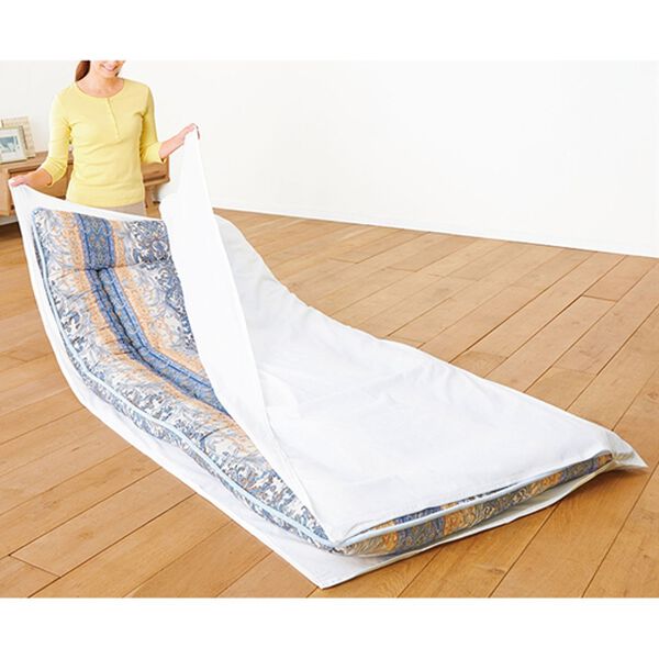 「三方開き敷ふとんカバー２枚組（掛布団カバー）」｜詳細画像