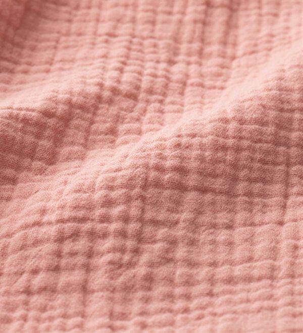 YU'NOW（ユナウ）の「【カップ付】Ｗガーゼの湯上りワンピース（パジャマ・ルームウェア）」｜詳細画像