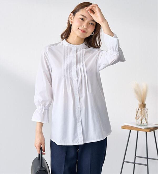 BELLUNA（ベルーナ）の「綿混素材春色ブラウス（ブラウス）」｜詳細画像